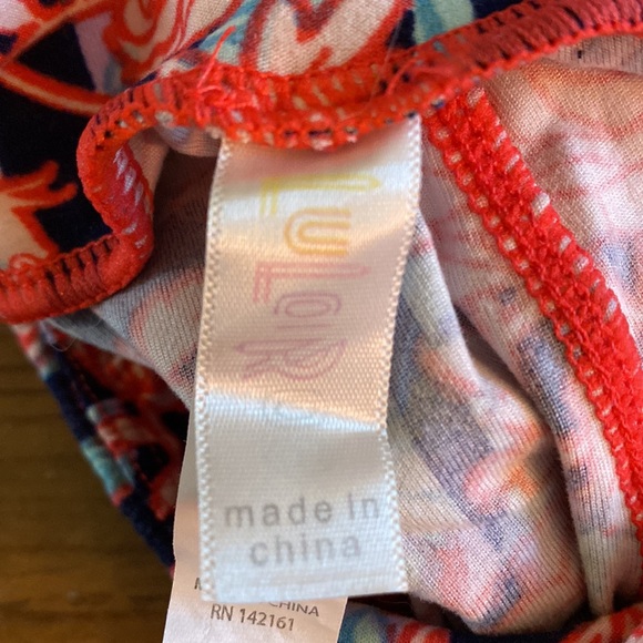 Lularoe Pattern Leggings (OS) Fits Pants Size 0-10 - Picture 3 of 4